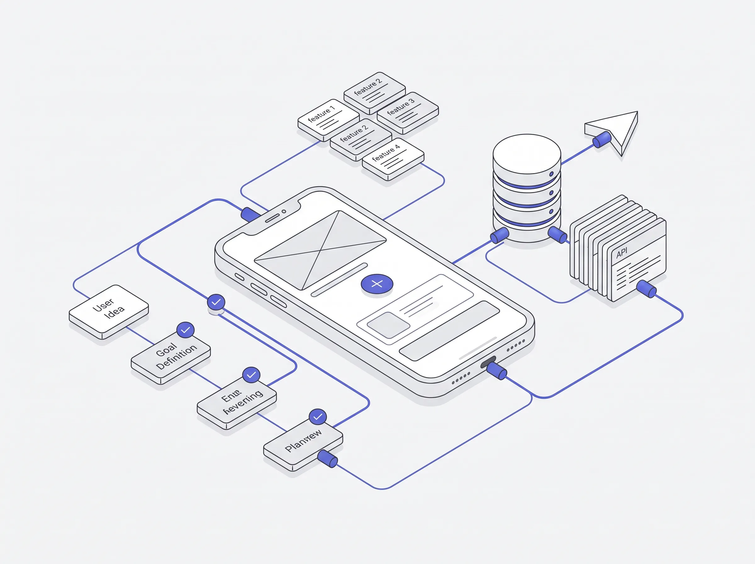 Tell us what the app needs to do, who will use it, and the problem you're trying to solve. We'll help you work out the right features, technology and scope before development starts.